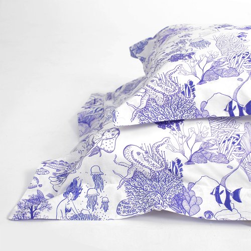 Parure de lit Toile de Mer - Violet
